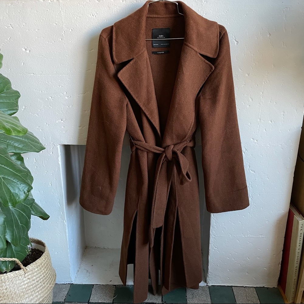 Zara long wool coat